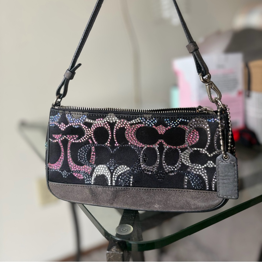Coach Vintage Y2K Black Demi Shoulder Bag